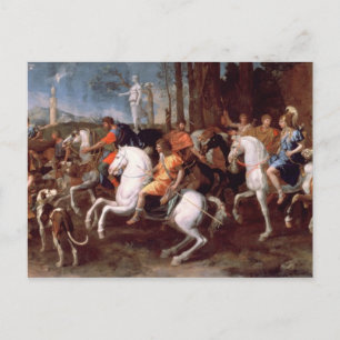 Postal La caza de jabalíes en Calydonia, 1637-38