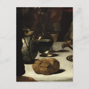 Postal La cena en Emmaus, 1601