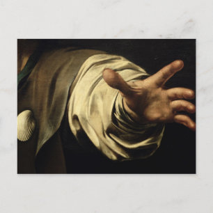 Postal La cena en Emmaus, 1601