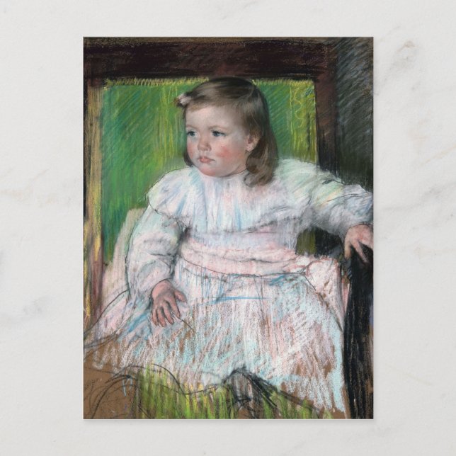 Postal La ceniza rosada, Mary Cassatt (Anverso)