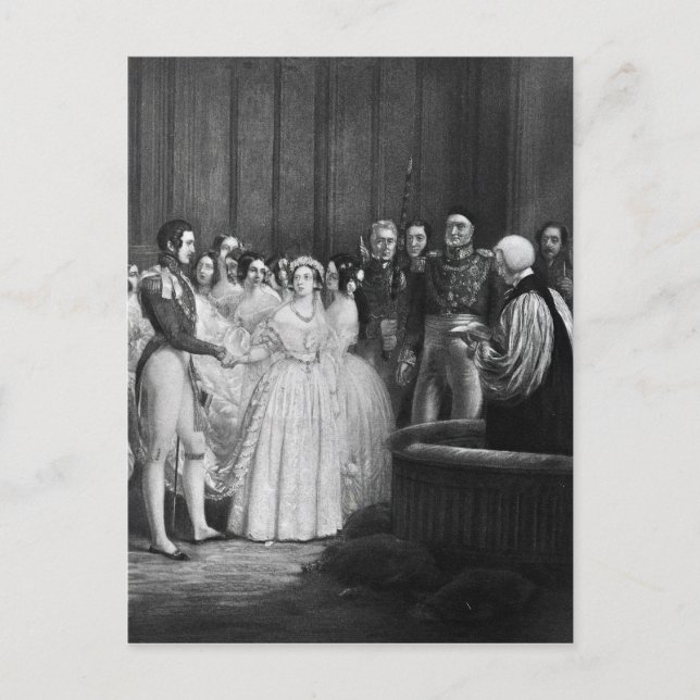 Postal La ceremonia del boda (Anverso)