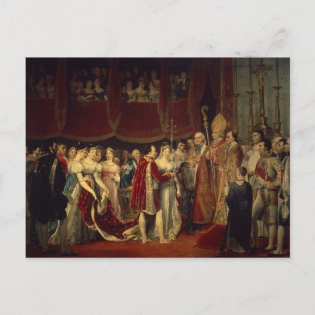 Postal La ceremonia matrimonial (Anverso)