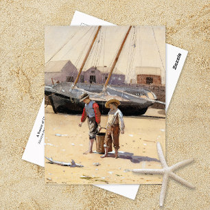 Postal La cesta de los clanes Winslow Homer