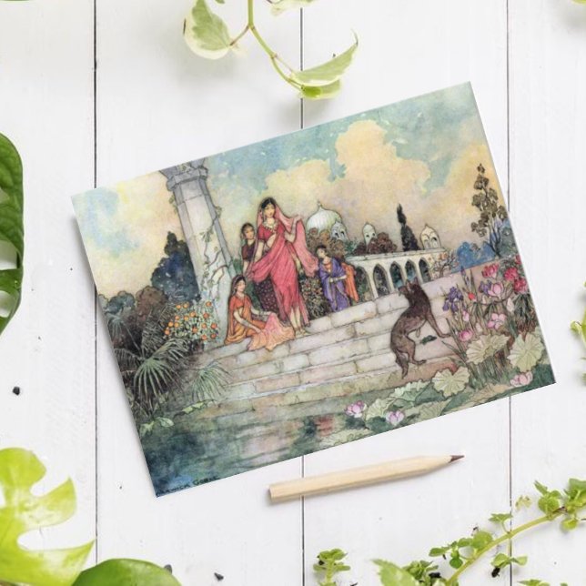 Postal La chaqueta y el Betel dejan a Warwick Goble (Subido por el creador)