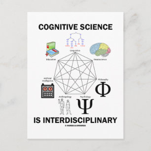 Postal La Ciencia Cognitiva Es Interdisciplinaria