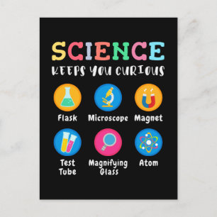Postal La ciencia te mantiene curioso