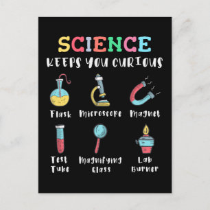 Postal La ciencia te mantiene curioso