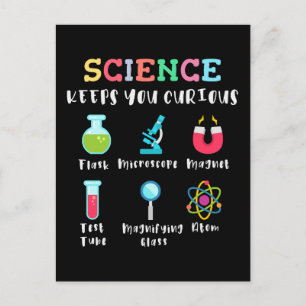 Postal La ciencia te mantiene curioso