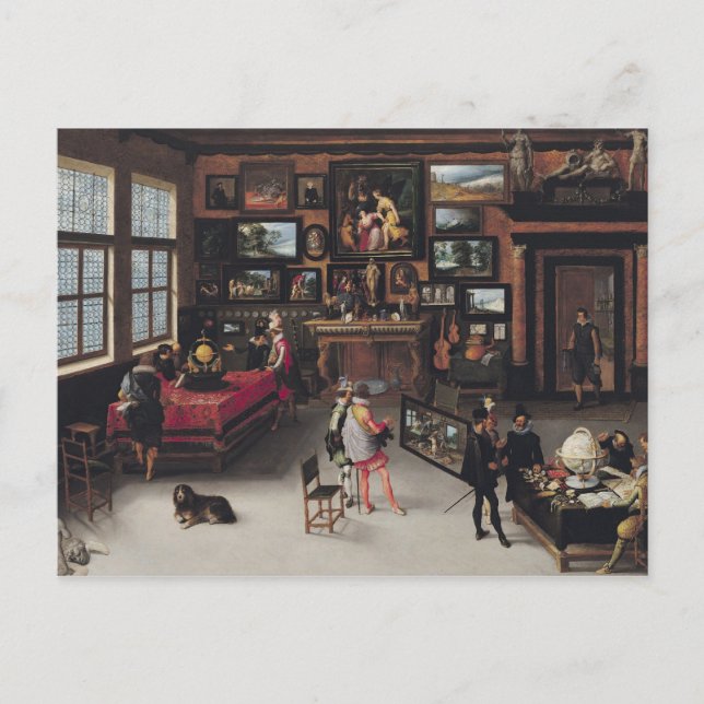 Postal La ciencia y las artes (Anverso)