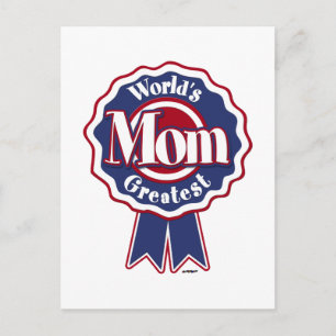 Postal La cinta azul de la mamá más grande del mundo