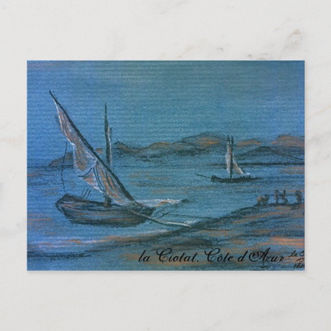 Postal la Ciotat, Côte d'Azur, 1901 (Anverso)