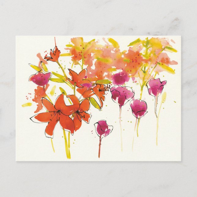 Postal La ciruela de la fiesta (Anverso)