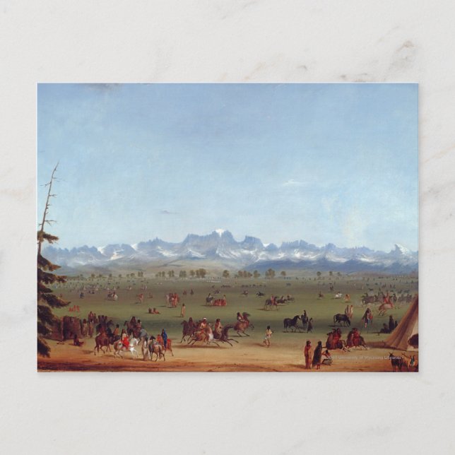 Postal La cita cerca del río Verde (Anverso)