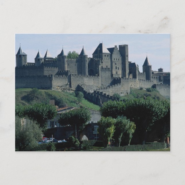 Postal La Cite, Languedoc-Roussillon, Carcassonne, Franci (Anverso)