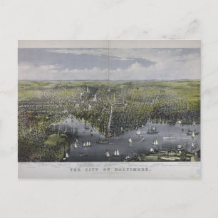 Postal La ciudad de Baltimore