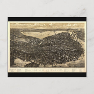 Postal La ciudad de Boston Massachusetts (1879)