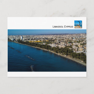 Postal La ciudad de Limassol vista la ciudad de Chipre