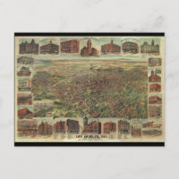 La ciudad de Los Ángeles California en 1891