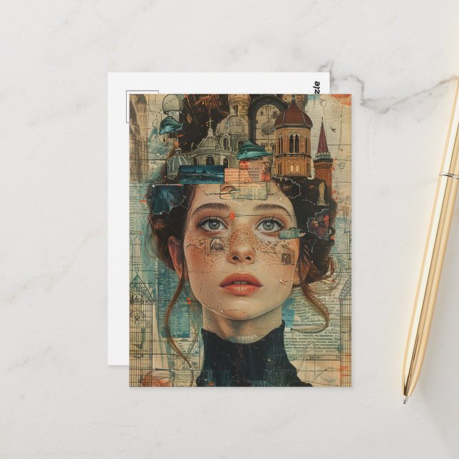 Postal La ciudad en mi mente (Anverso/Reverso In Situ)