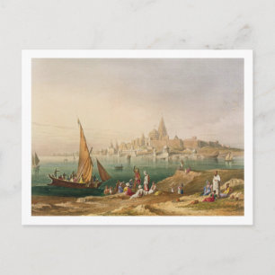 Postal La ciudad sagrada y los templos de Dwarka, por vol