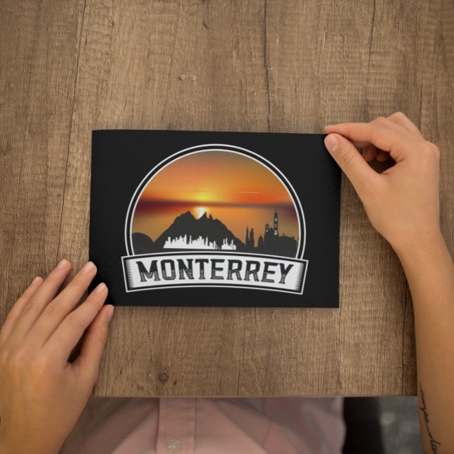 Postal La ciudad solar de Monterrey en México (monterrey mexico postcard)