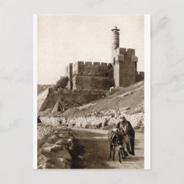 Postal La ciudadela de David en Jerusalén