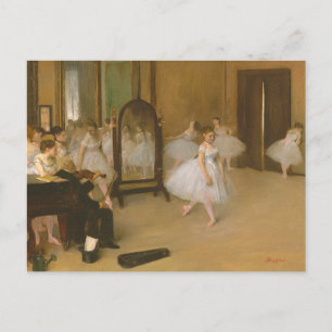 Postal La clase de baile (1870) Edgar Degas