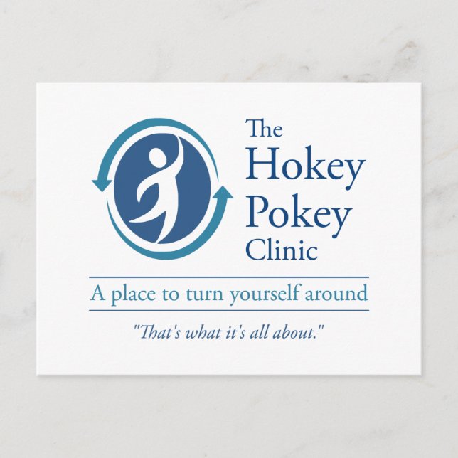 Postal La Clínica Hokey Pokey (Anverso)