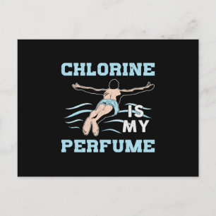 Postal La Clorina Es Mi Piscina Perfume