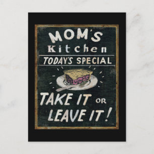 Postal La cocina de mamá