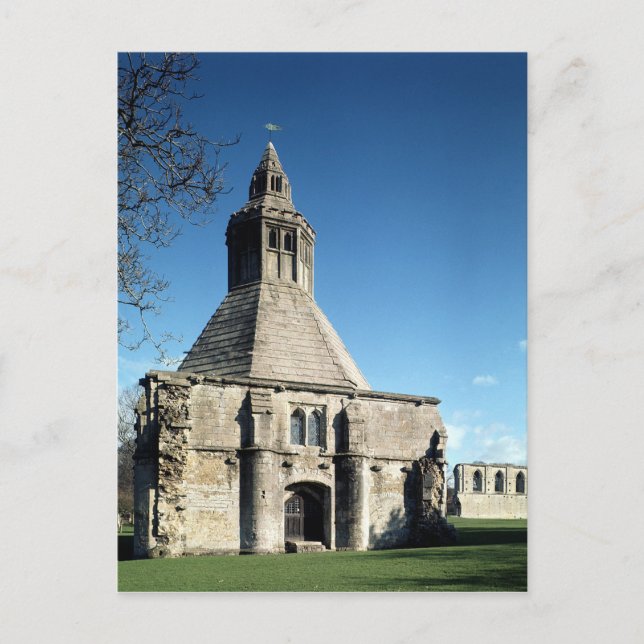 Postal La cocina del abad (Anverso)