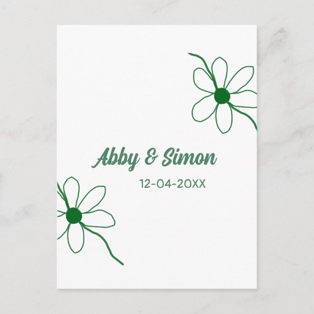 Postal La coincidencia perfecta añada el nombre de pareja (Anverso)