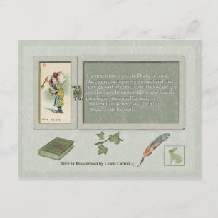 Postal La colección Alice: El cocinero de la duquesa