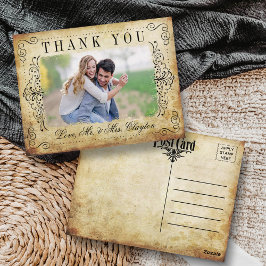 Postal La colección Ornate Flourish Vintage Wedding