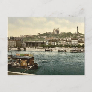Postal La colina de Fourvi � está en el muelle de St. Ant