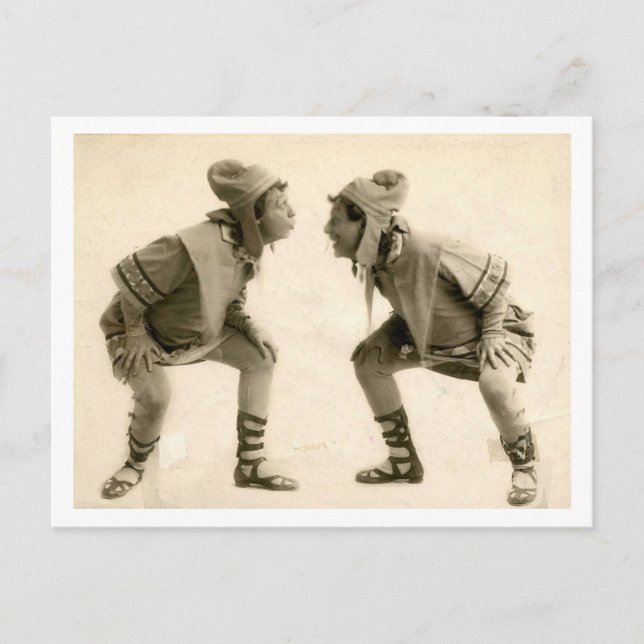 Postal La comedia de los errores, la cosecha de 1902 (Anverso)