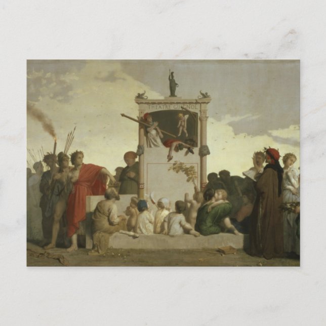 Postal La comedia humana, c.1852 (Anverso)