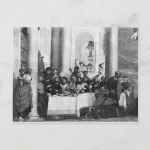 Postal La comida en la casa de Simón el Fariseo