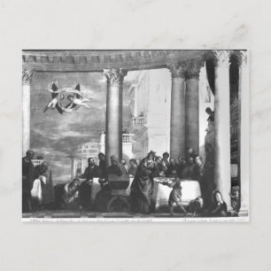 Postal La comida en la casa de Simón el Fariseo