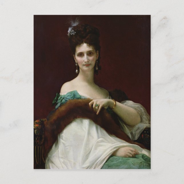 Postal La Comtesse de Keller, 1873 (Anverso)