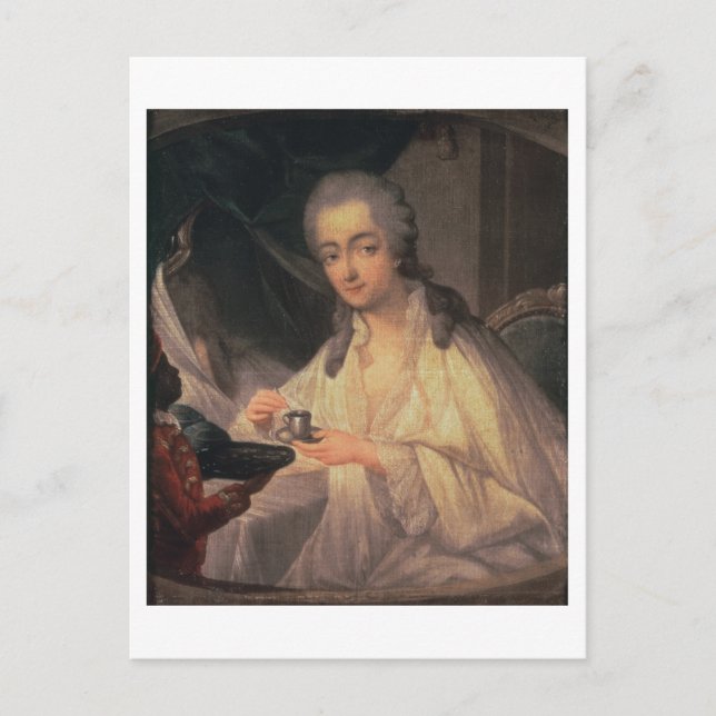 Postal La Comtesse du Barry (1743-93) (aceite sobre lienz (Anverso)