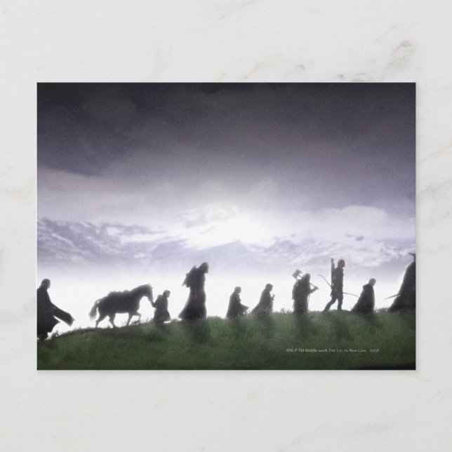 Postal La Comunidad del Anillo (Anverso)