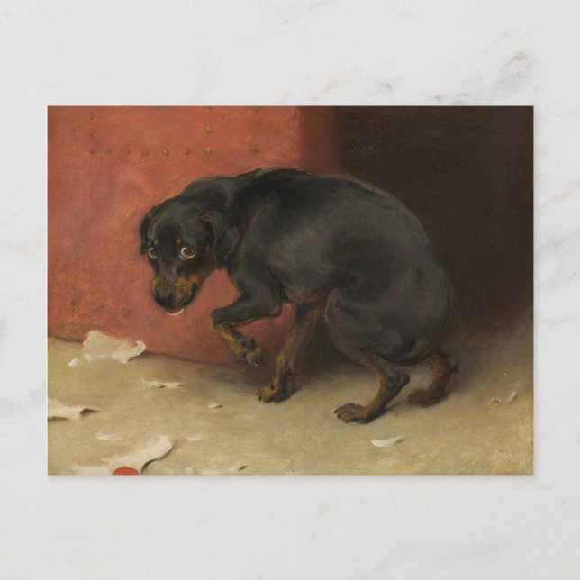 Postal La Conciencia Nos Hace Cobardes A Todos (Anverso)