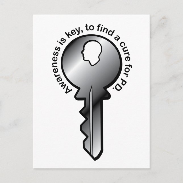 Postal La conciencia sobre el Parkinson es clave (Anverso)