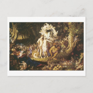 Postal La Conciliación De Oberon Y Titania, 1847