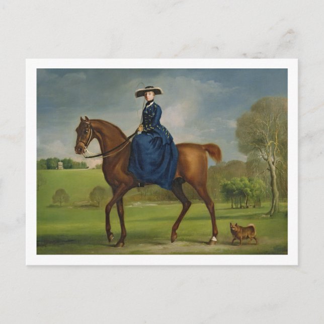 Postal La condesa de Coningsby en el disfraz del Ch (Anverso)