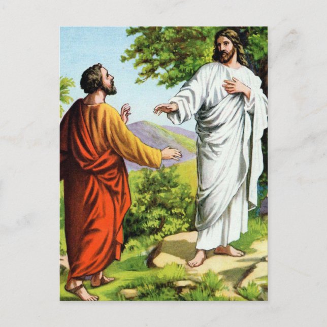 Postal La confesión de Peter (Anverso)