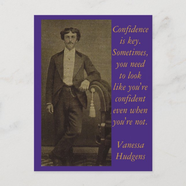 Postal La confianza es clave (Anverso)