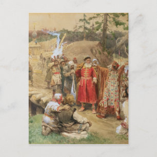 Postal La conquista de las nuevas regiones en Rusia, 1904