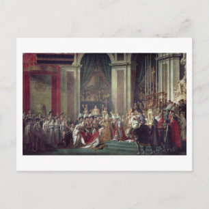 Postal La consagración del emperador Napoleón
